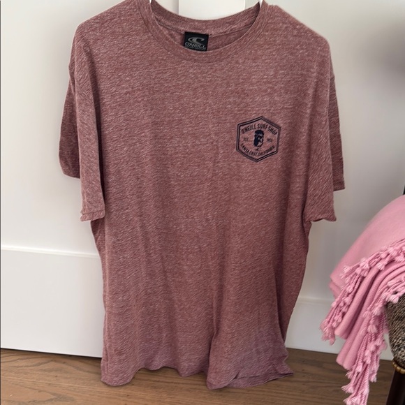 O'Neill Maroon Graphic T-Shirt - Picture 1 of 4